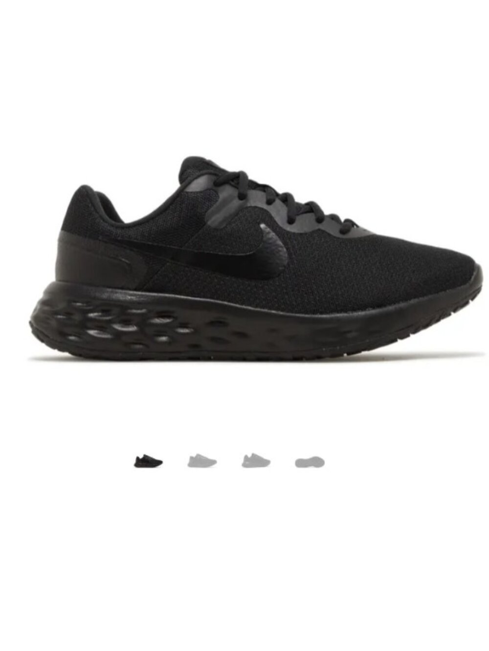 Nike Men's Revolution 6 'Black Dark Smoke Grey' Size 9.5